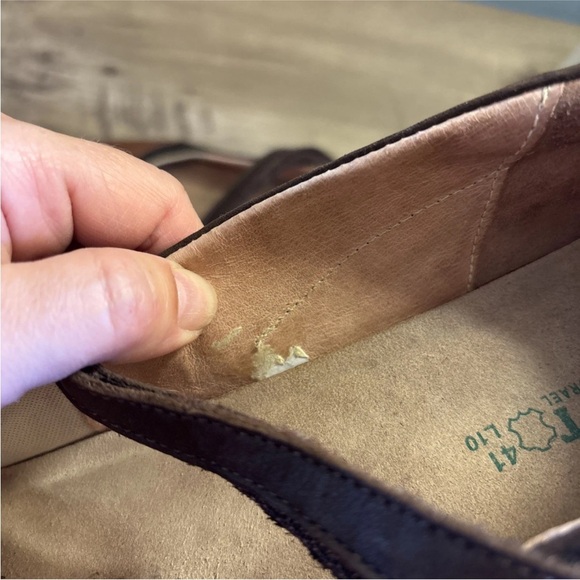 NAOT women’s Flat Mary Jane Shoes In Brown Size 41 (10US) - Picture 15 of 16